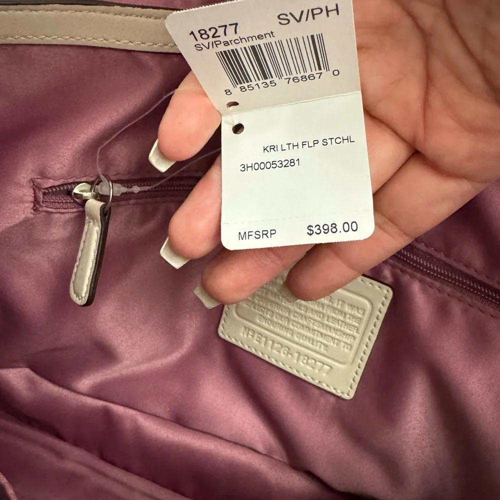 Coach (NWT) off white color